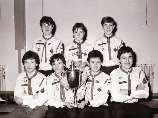 St Patrick's Scouts Unit Investiture and patrol group Scout Crafts.