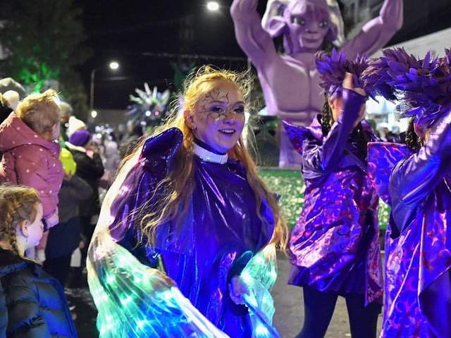 Halloween Parade in Buncrana on Sunday evening. Photograph: George Sweeney
