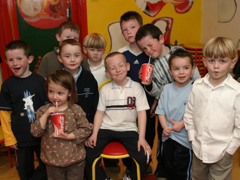 Jamie Devine party pics from 20 years ago.