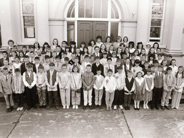 Confirmations from St. Columba's, Holy Child P.S, Chapel Road P.S, Dungiven Road P.S and Rosemount P.S back in 1995.