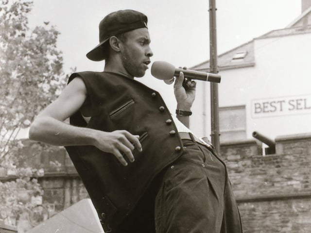 Shaggy performing at the BBC Radio 1 roadshow in Derry in July 1993.