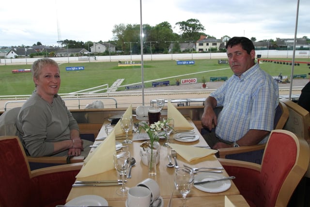 A day at the races, back in 2004.