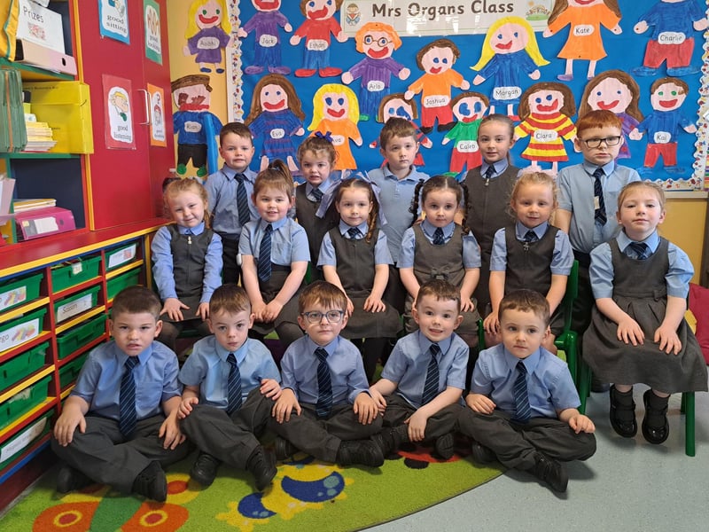 Mrs Organ's Primary 1 class, St Anne's PS.