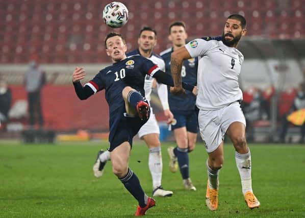 Callum McGregor (Photo by ANDREJ ISAKOVIC / AFP) (Photo by ANDREJ ISAKOVIC/AFP via Getty Images)