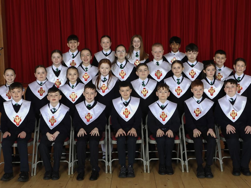 Pupils from St. Patrick’s Primary School who were confirmed by Bishop Donal McKeown in St. Patrick’s Church, Pennyburn. (Photo - Tom Heaney, nwpresspics)