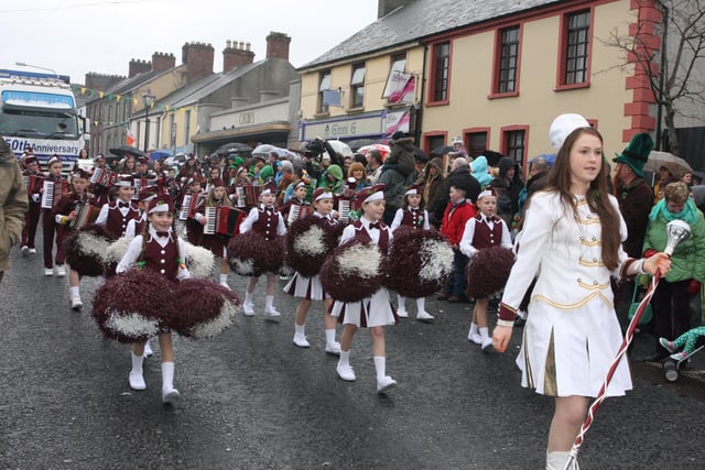 The Muff Youth Accordion Band pictured on Sunday's parade in Buncrana. 1903JM34