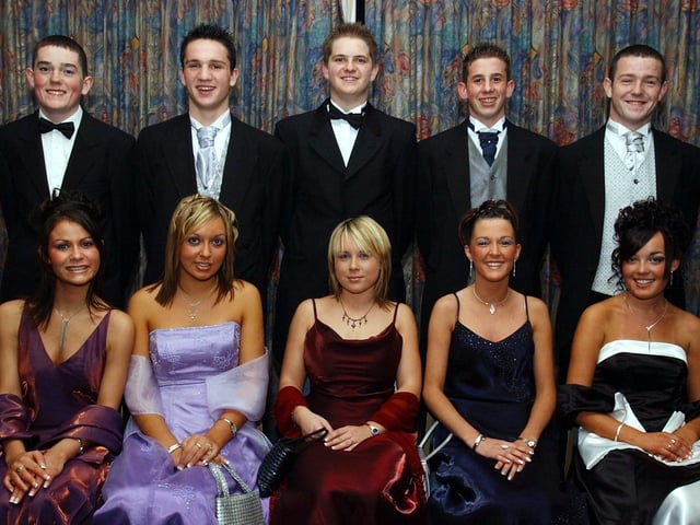 St Columb's College Formal 20 years ago in Derry in 2003