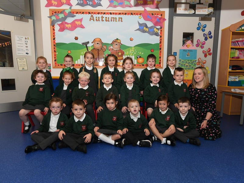 Miss MacKenzie’s P1 class at Eglinton Primary School.
