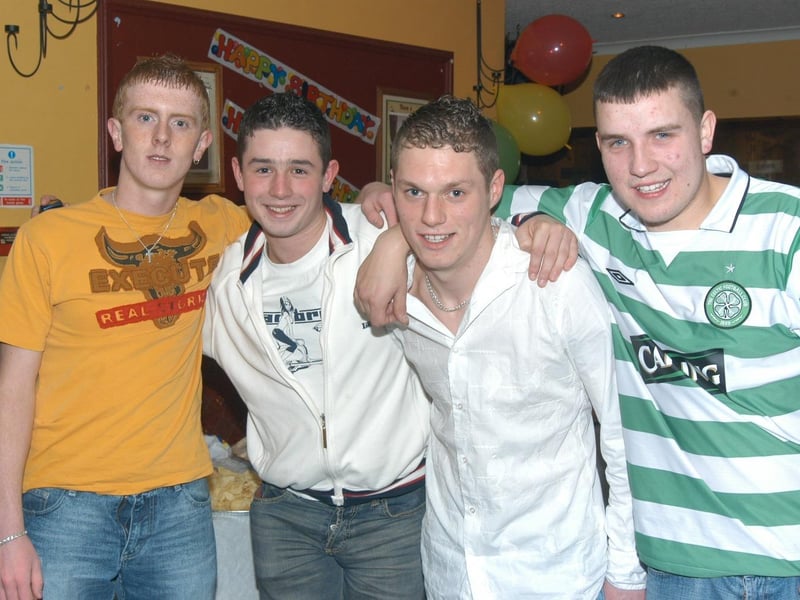 Parties and celebrations back in November 2004: Conor.