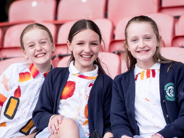 Participants at the Derry Diocese Fan The Flame annual Mass 2025 in Celtic Park.