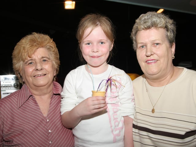 Dearbhail Duff's birthday party with friends and family.