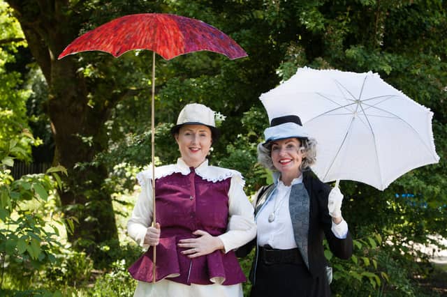 Maria Fitzpatrick as the Nurse and Sheila Brown as the Old Lady
