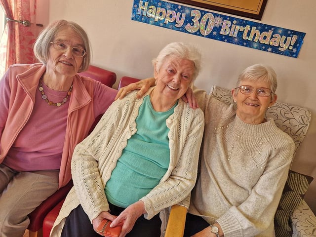 L-R: Ursula Tracey, Betty Doherty and Mary Browne.