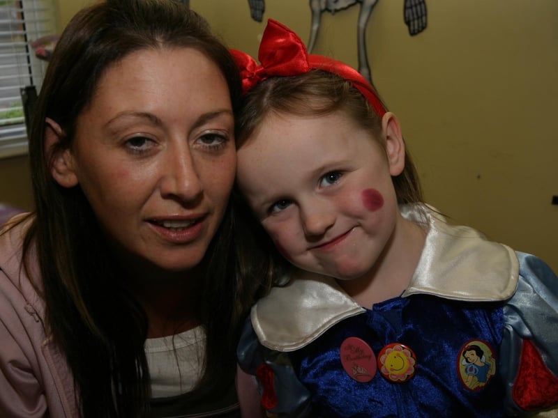 Demi McDaid dressed up as Snow White for her birthday.