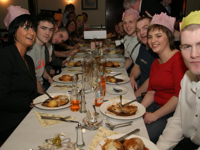 Derry Christmas parties 20 years ago in December 2003