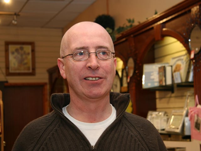 Donal Kearney 50th birthday at work 0054JML : Parties and celebrations March 2006: Donal Kearney.