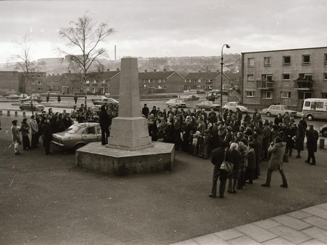 Bloody Sunday commemorative ceremonies and march back in January 1976.