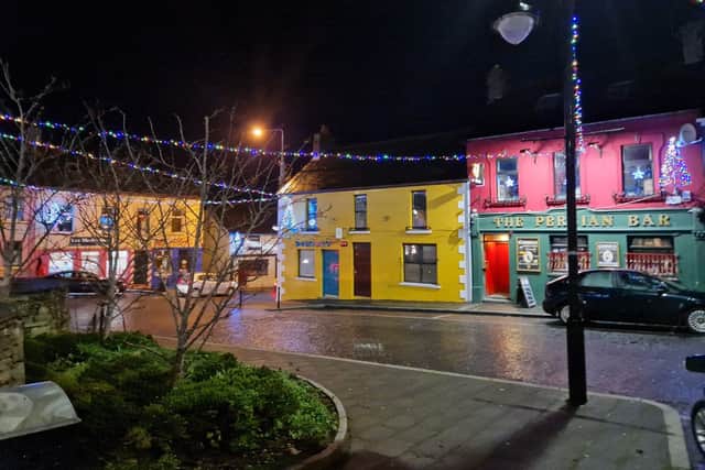 Carndonagh town centre.