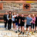 Some of the runners from Metacompliance who will be taking part in the 40th edition of the Waterside Half Marathon for the Foyle Hospice on Sunday September 3rd.