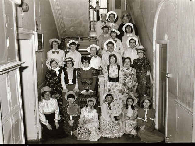 Ready for the stage at the Special Care Revue back in 1976.