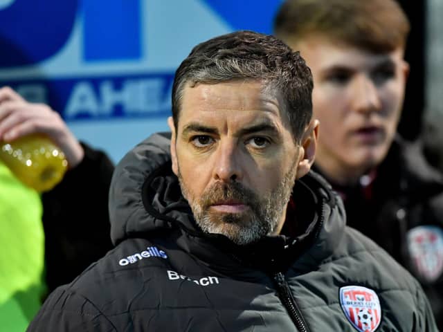 Derry City manager Tiernan Lynch. Photograph: George Sweeney