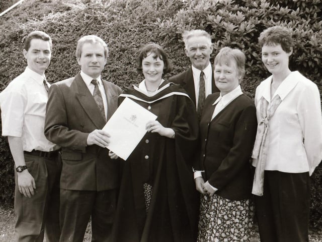 Graduates from Derry’s Magee, back in July 1995.