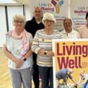 Western Trust Orthopaedic ‘Prehabilitation’ Link to Wellbeing Programme which has received region recognition pictured back row from left to right: Eamonn Harrigan, Western Trust Link to Wellbeing Programme Coordinator; Bernie King, Programme, Participant and Nichola Cairns, Western Trust Lead Orthopaedic Nurse Manager. Front row from left to right: Sandra Dougherty, Margaret Sweeney and Noeleen Harding, Programme participants.