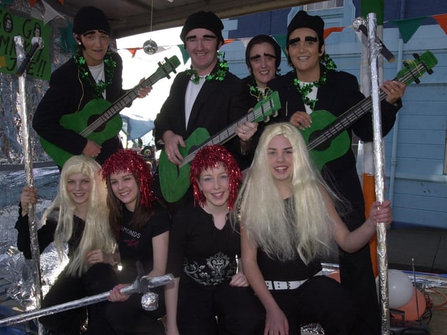 One of the St Patrick's Day floats
