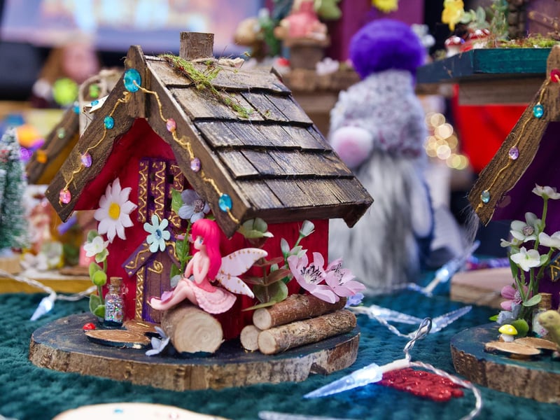 Some of the wonderful products on display in the St. Mary's College Christmas Fair.