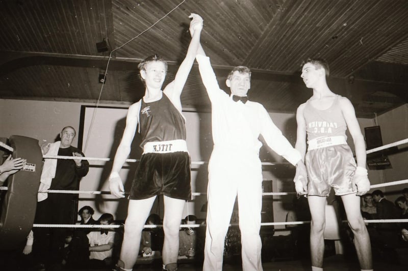 Fairview boxing tournament in the Delacroix back in February 1995.