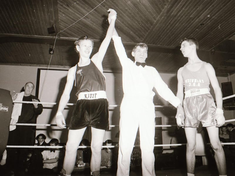 Fairview boxing tournament in the Delacroix back in February 1995.