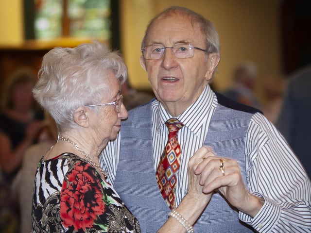 Enjoying a dance at the Mayor's Tea Dance.
