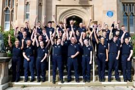 Students attended an official celebration ceremony, recognising their successful completion of all elements necessary to register with the Health and Care Professions Council (HCPC). William Cherry / Press Eye.
