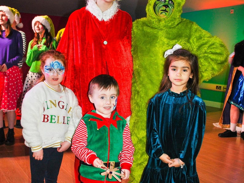 'Twas the week before Christmas' in Studio 2 in Derry with the Grinch, Santa, Mrs Claus, Cindy Lou Who, the elves and a Christmas Fairy.