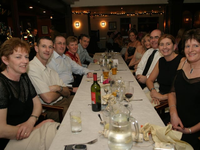 Derry Christmas parties 20 years ago in December 2003
