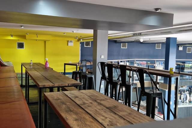 The upstairs floor of the new Clipper Quay Street Food Market.