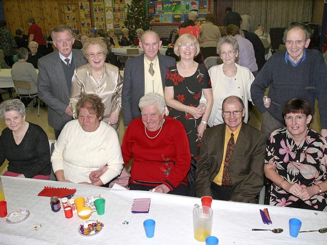 Christmas parties for Derry's senior citizens in December 2003