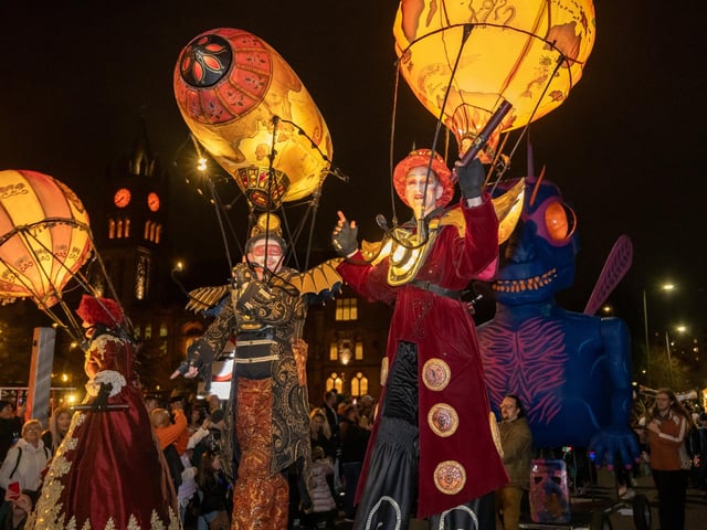 Magical scenes from the Derry Halloween parade.