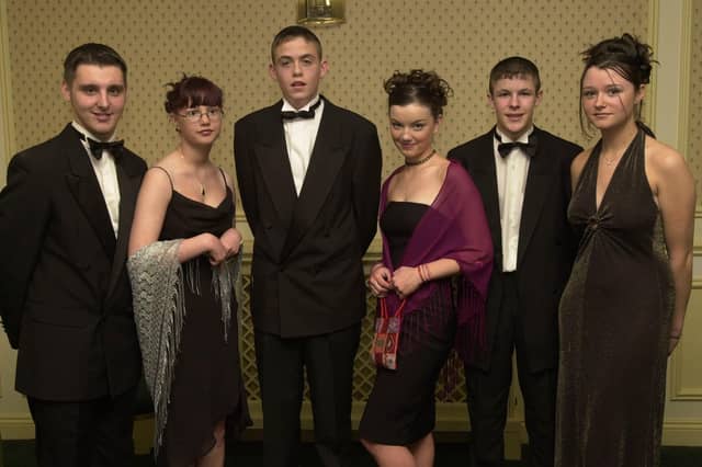 From left, Colin Gourley, Michelle Doherty, Jonathan Ward, Gerarda Clifford, Chrisopher Hicks and Callie Boyle. (5/12/BD37)