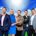Maggie Alphonso, Mark Pougatch, Jill Douglas, Jonny Wilkinson, Greg Laidlaw, Brian O’Driscoll and Sam Warburton