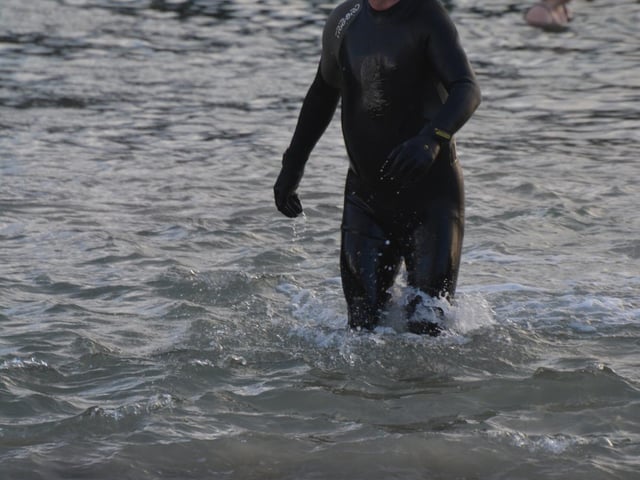 Malin Head Community Christmas Day Swim at Portmor Beach.