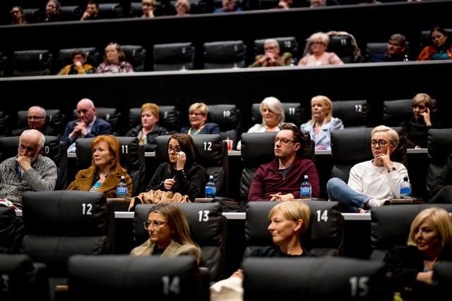 Civic leaders, local politicians and family and friends of the late journalist attended the special Derry screening.