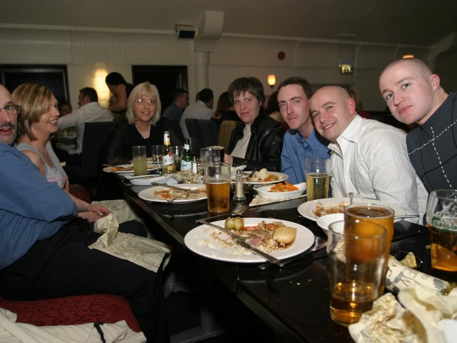 Derry Christmas parties 20 years ago in December 2003