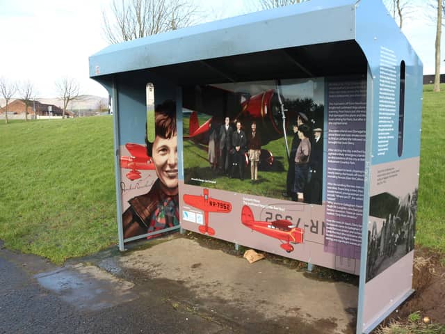 Joe Campbell has come up with a new concept to make waiting for the bus in Galliagh a little more interesting.