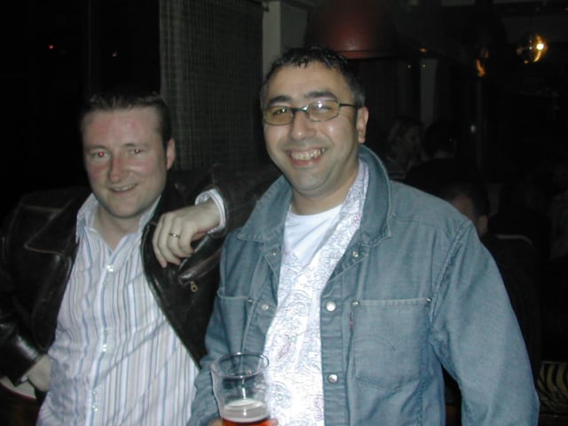 A night out in Derry in January 2004.