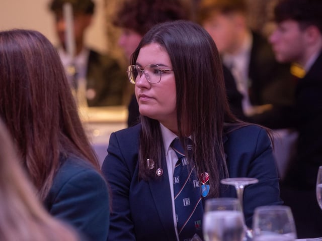 Students at Derry City and Strabane District Council’s Good Relations Team Let’s Talk event. Picture Martin McKeown.