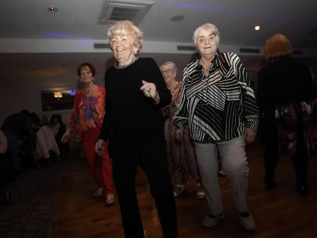 Dancing the night away at the Maldron on Tuesday night.