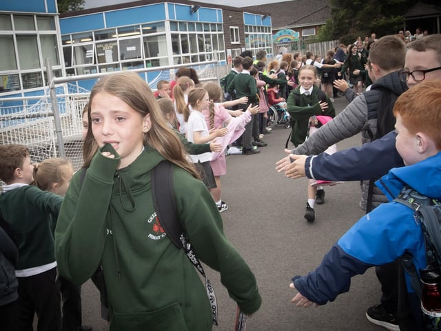 P7 Pupils Sign Off at Greenhaw PS! Jim McCafferty Photography