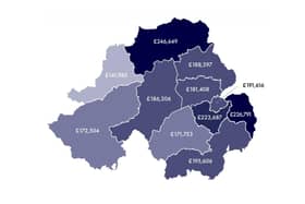 The average price of a house has fallen in Derry/Strabane.