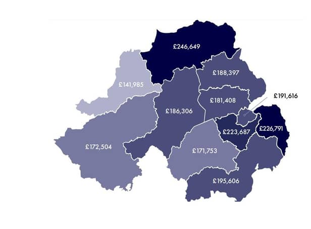 The average price of a house has fallen in Derry/Strabane.